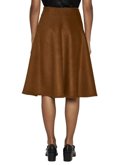 Shop Blanca Vita Skirts In Brown