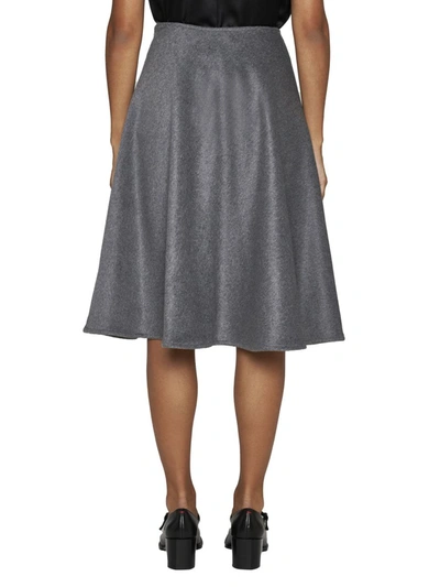 Shop Blanca Vita Skirts In Grey