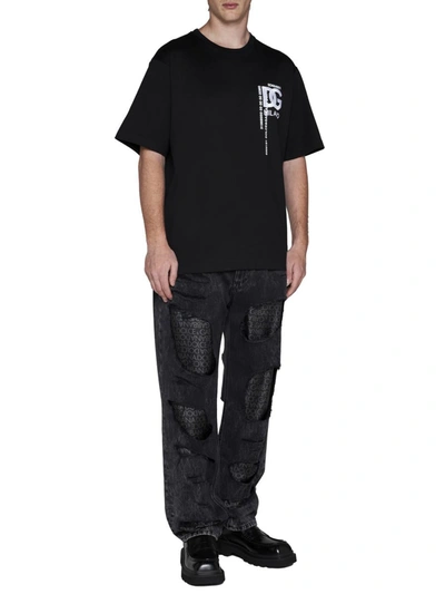 Shop Dolce & Gabbana T-shirts And Polos In Black