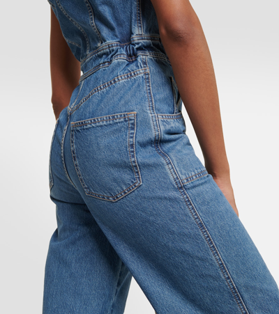 Etro Denim Jumpsuit In Blue