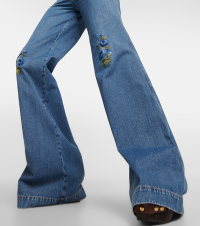 Etro Denim Jumpsuit In Blue