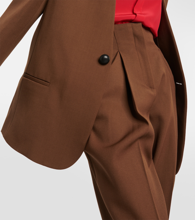 Tod's Wool Pants In Brown