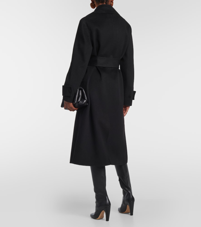 Shop Joseph Arline Wool And Cashmere Coat In Black