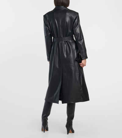 Shop Ag X Emrata Valentina Trench Coat In Black