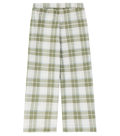 Il Gufo Checked Pants In Multicoloured