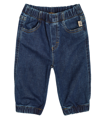 Shop Il Gufo Baby Jeans In Blue