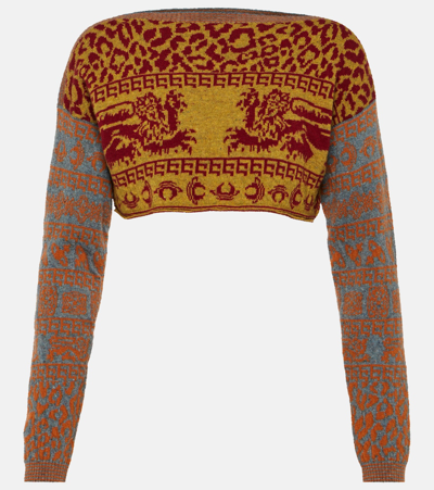 Shop Vivienne Westwood Wool-blend Sweater In Multicoloured