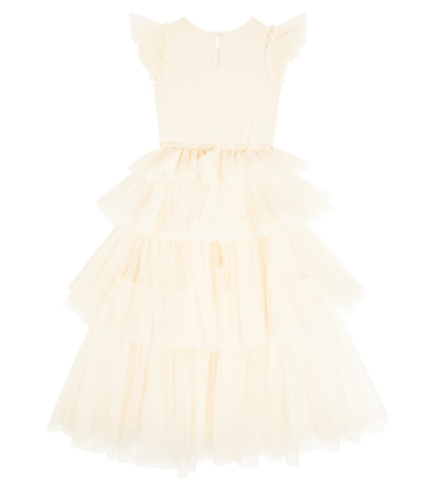 Tutu Du Monde Nightingale Tutu Embellished Tulle Dress In White