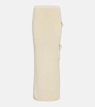 Shop Aya Muse Zerene Belted Maxi Skirt In White
