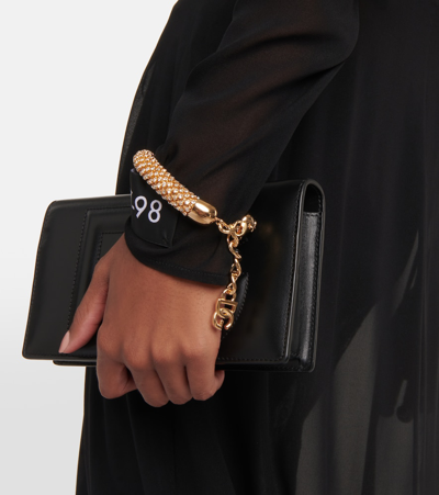 Dolce & Gabbana Crystal-embellished Bracelet In Gold