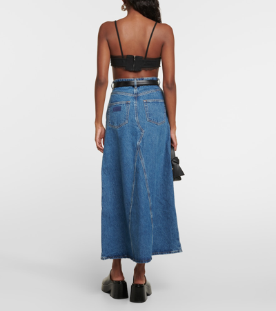 Ganni Woman Top Black Size 6 Organic Cotton