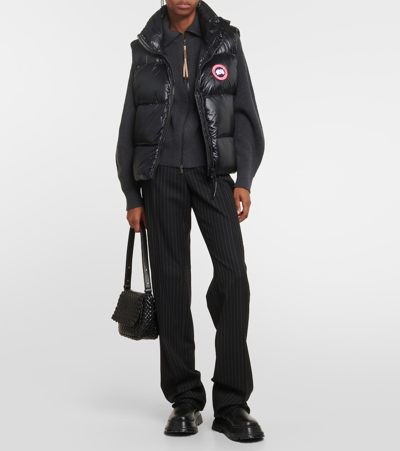 Canada Goose Cypress Quilted Recycled Ripstop Down Vest In Black