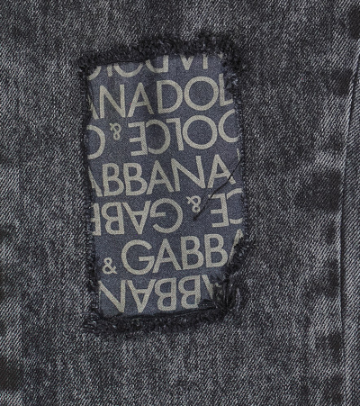 Dolce & Gabbana 5-pocket Jeans With Silk Twill Interior In Black