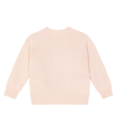 Shop Il Gufo Baby Virgin Wool Sweater In Pink