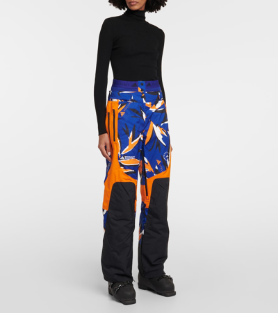 Shop Adidas By Stella Mccartney Truenature Printed Ski Pants In Multicoloured