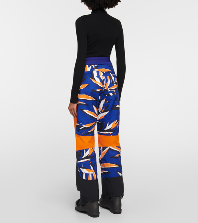 Shop Adidas By Stella Mccartney Truenature Printed Ski Pants In Multicoloured