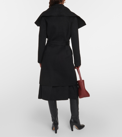 Shop Joseph Granby Wool And Cashmere Coat In Black