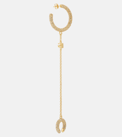Dolce & Gabbana Crystal-embellished Single Earring In Gold