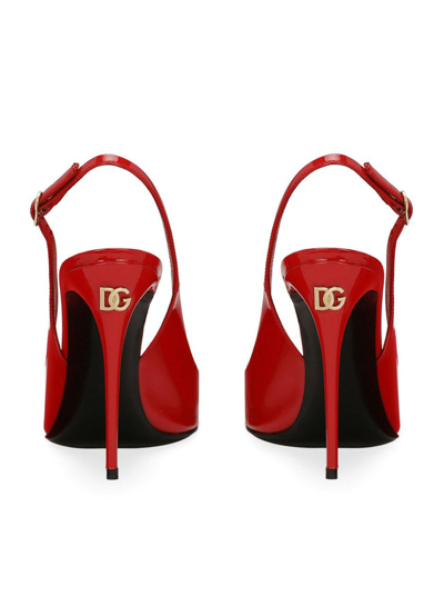 Shop Dolce & Gabbana Women Slingback In Red