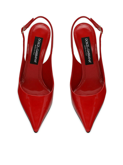 Shop Dolce & Gabbana Women Slingback In Red