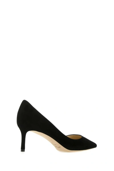 Shop Jimmy Choo Woman Black Suede Romy 60 Pumps