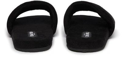 Shop Tom Ford Men Solid Toweling Sandals In Black