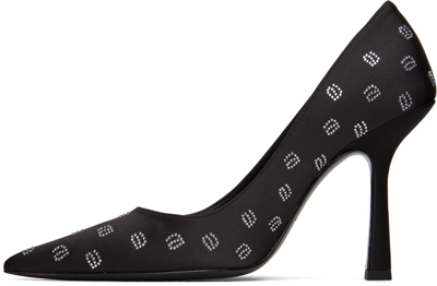Alexander Wang Delphine 105 Pump Womens Satin Embellished Pumps