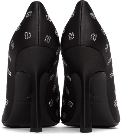 Alexander Wang Delphine 105 Pump Womens Satin Embellished Pumps