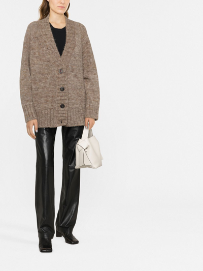 Maison Margiela Oversized Mélange Cardigan