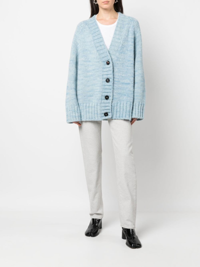 Shop Maison Margiela Chunky-knit Oversize Cardigan