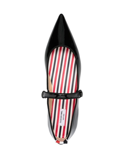 Thom Browne Patent Leather Pointed Thom John Flats