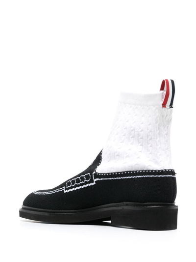 Thom Browne Tassel Loafer Sock Boots