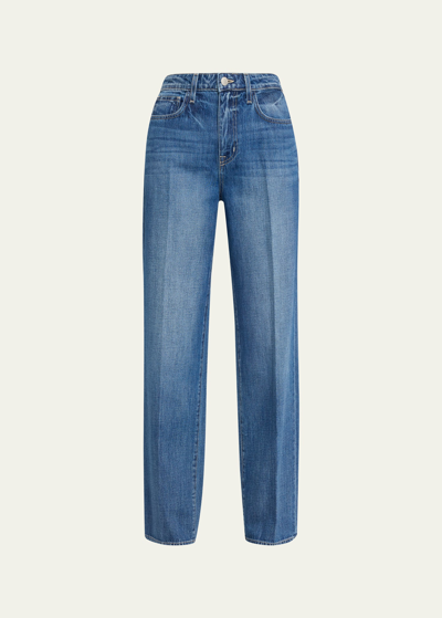 Shop L Agence Jones Ultra High Rise Stovepipe Jeans In Serrano