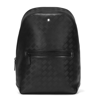 Shop Montblanc Leather Extreme 3.0 Backpack In Black