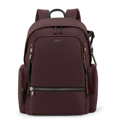 Shop Tumi Nylon Voyager Backpack In Purple