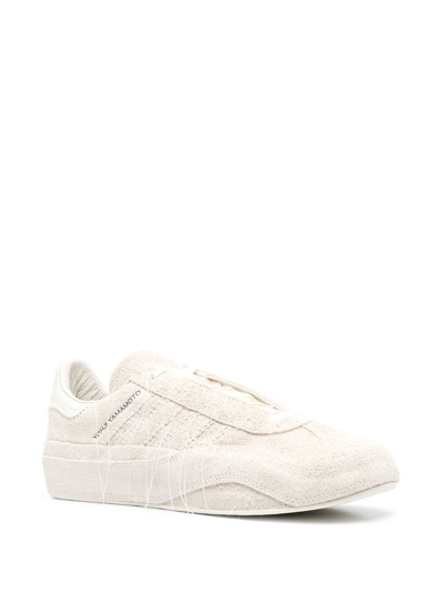 Shop Y-3 Gazelle Sneakers In White
