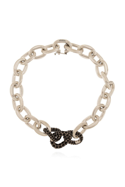 Shop Isabel Marant Chain In Silver