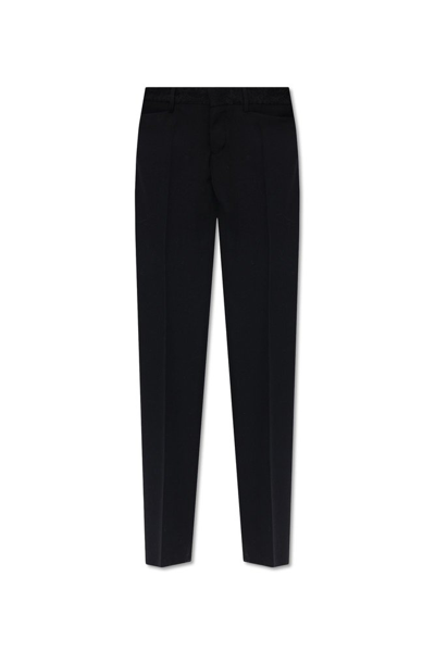 Shop Dsquared2 Pleat Detailed Trousers In Black