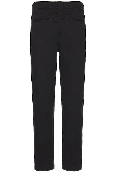 Shop Wao Double Pleated Chino Pant In Black