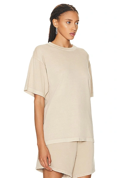 Shop Wao The Relaxed Tee In Tan