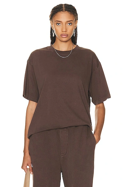 Wao The Relaxed Tee In Brown