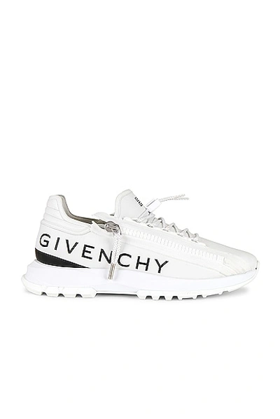Shop Givenchy Spectre Zip Runner Ssneaker In White