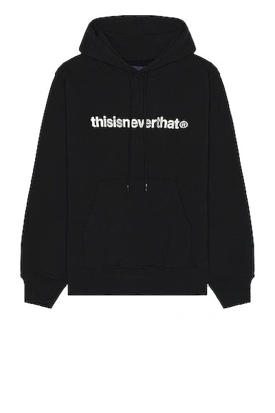 Shop Thisisneverthat T-logo Hoodie In Black