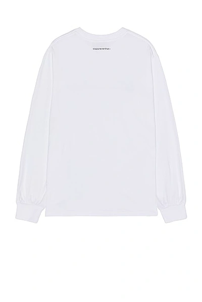Shop Thisisneverthat T-logo Long Sleeve Tee In White