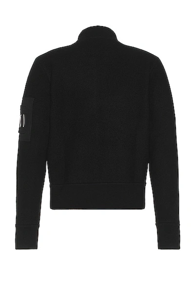 Shop Givenchy Felted Merino Varsity Bomber In Black