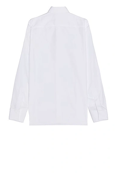 Shop Givenchy Formal Metal Clip Shirt In White