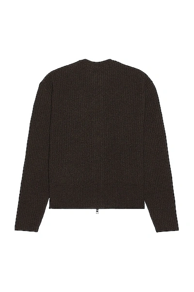 Shop Givenchy Oversized Cardigan In Dark Brown