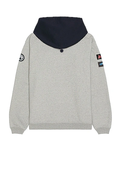 Shop Ambush After Hooded Sweater In Light Grey Navy