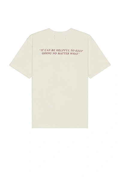 Shop Reese Cooper Keep It Going T-shirt In Vintage White