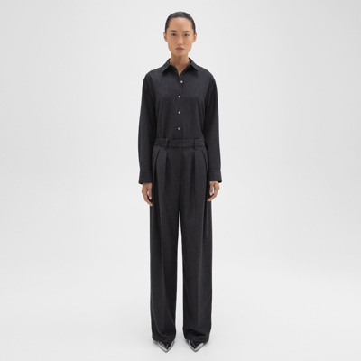 Theory Pants & Shorts In New Charcoal Melange
